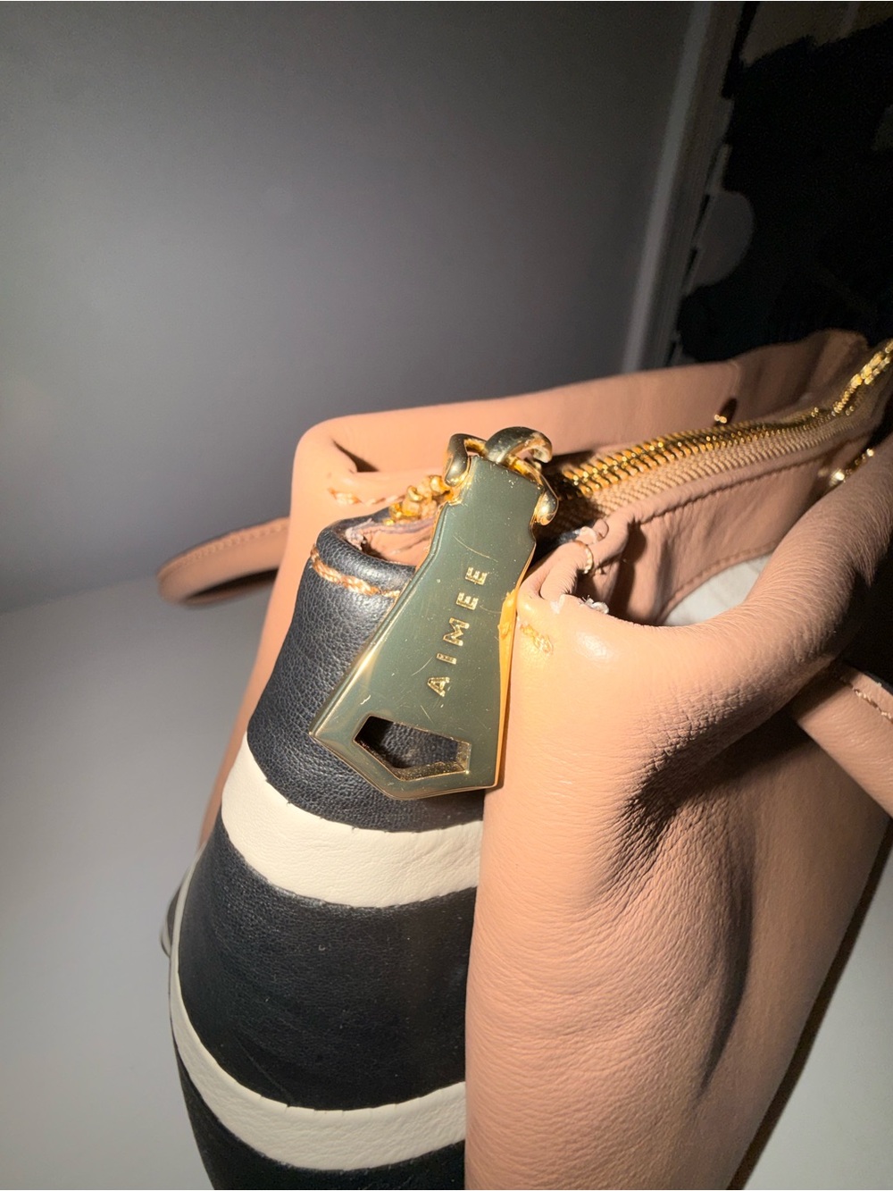 Aimee Kestenberg Nova Triple Entry Satchel Leather Bag Canyon Multi - Picture 5 of 9